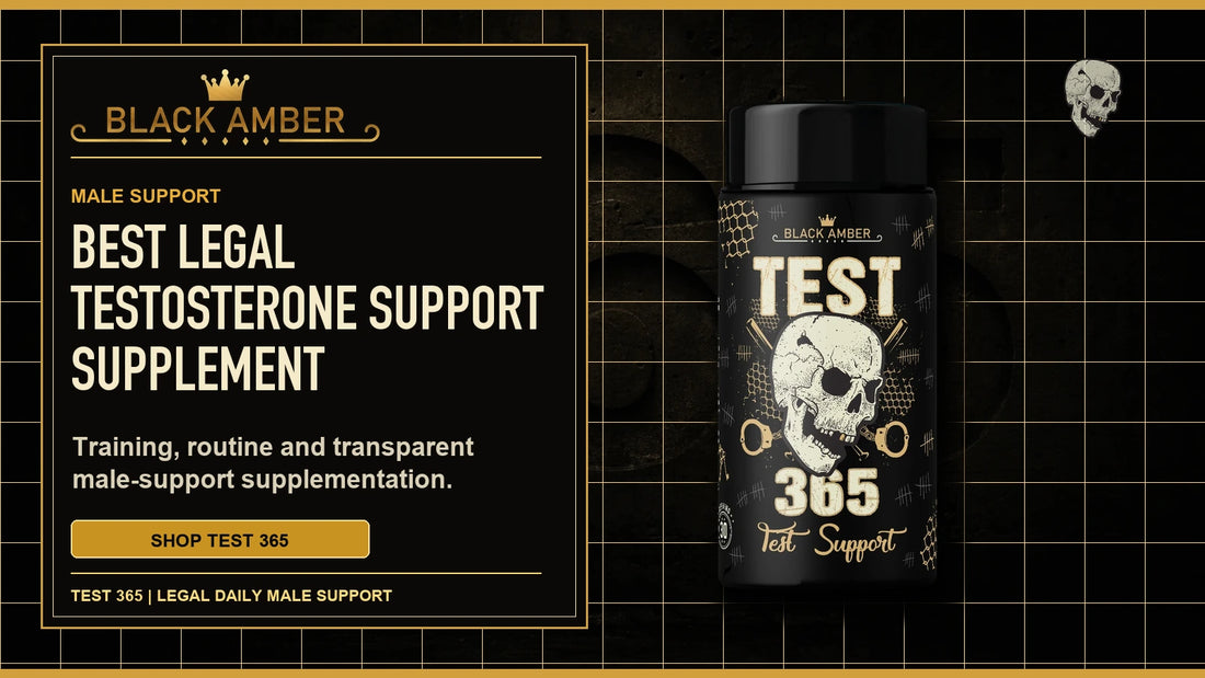 Black Amber Best Legal Testosterone Support Supplement featured guide image