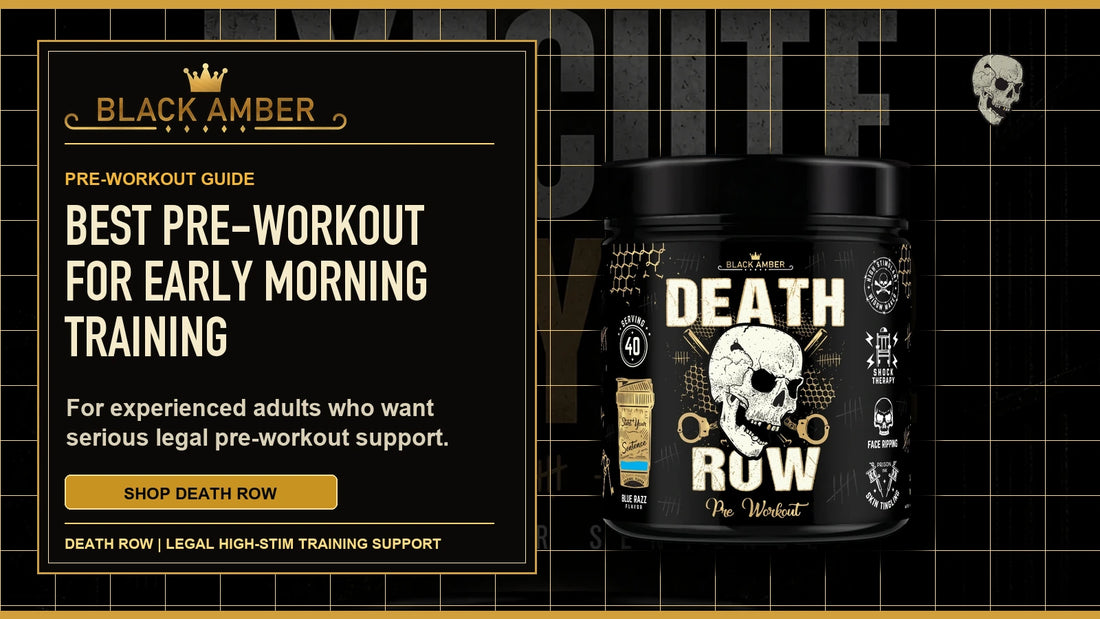 Black Amber Best Pre-Workout For Early Morning Training featured guide image