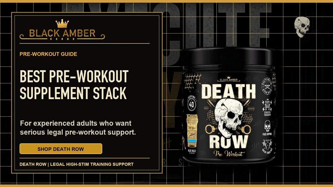 Black Amber Best Pre-Workout Supplement Stack featured guide image
