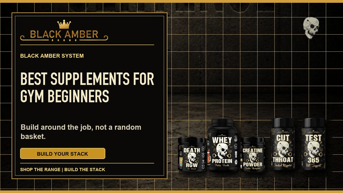 Black Amber Best Supplements For Gym Beginners featured guide image