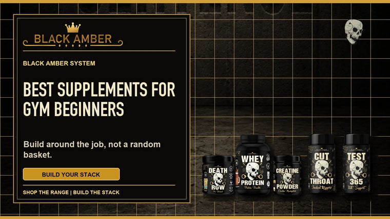 Black Amber Best Supplements For Gym Beginners featured guide image