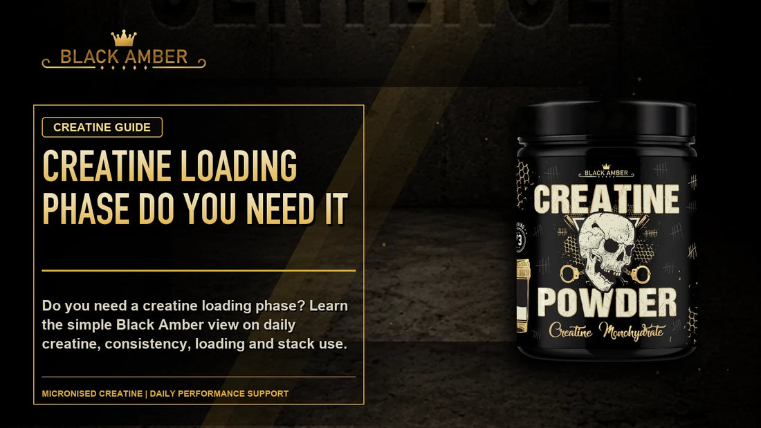 Black Amber Creatine Loading Phase: Do You Need It? featured guide image with Micronised Creatine