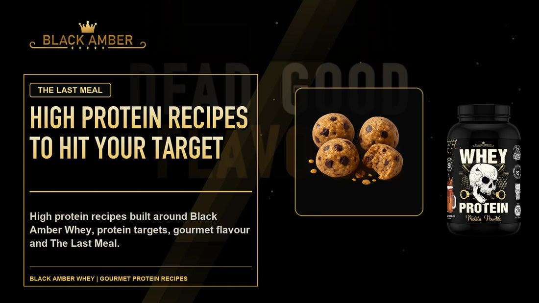 Black Amber High Protein Recipes To Hit Your Target featured guide image with Black Amber Whey