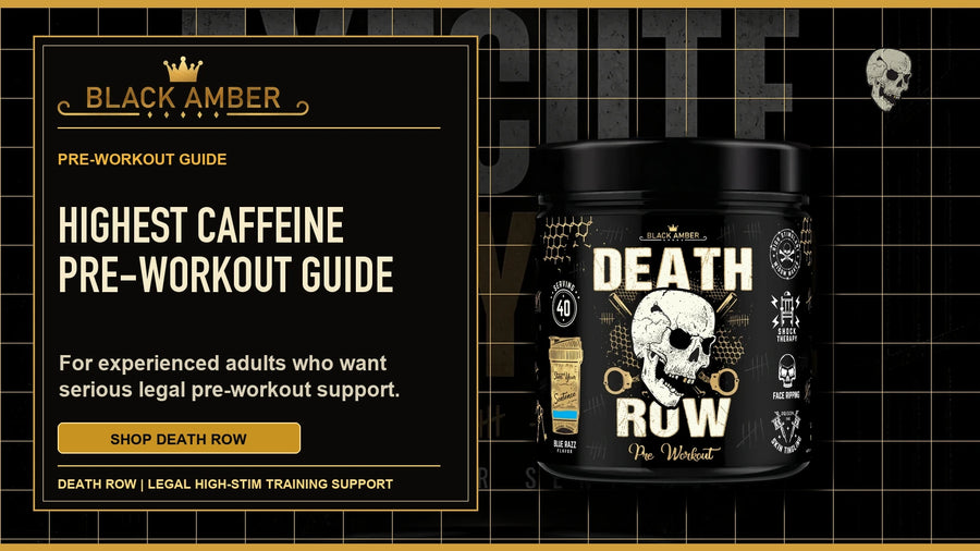 Black Amber Highest Caffeine Pre-Workout Guide featured guide image