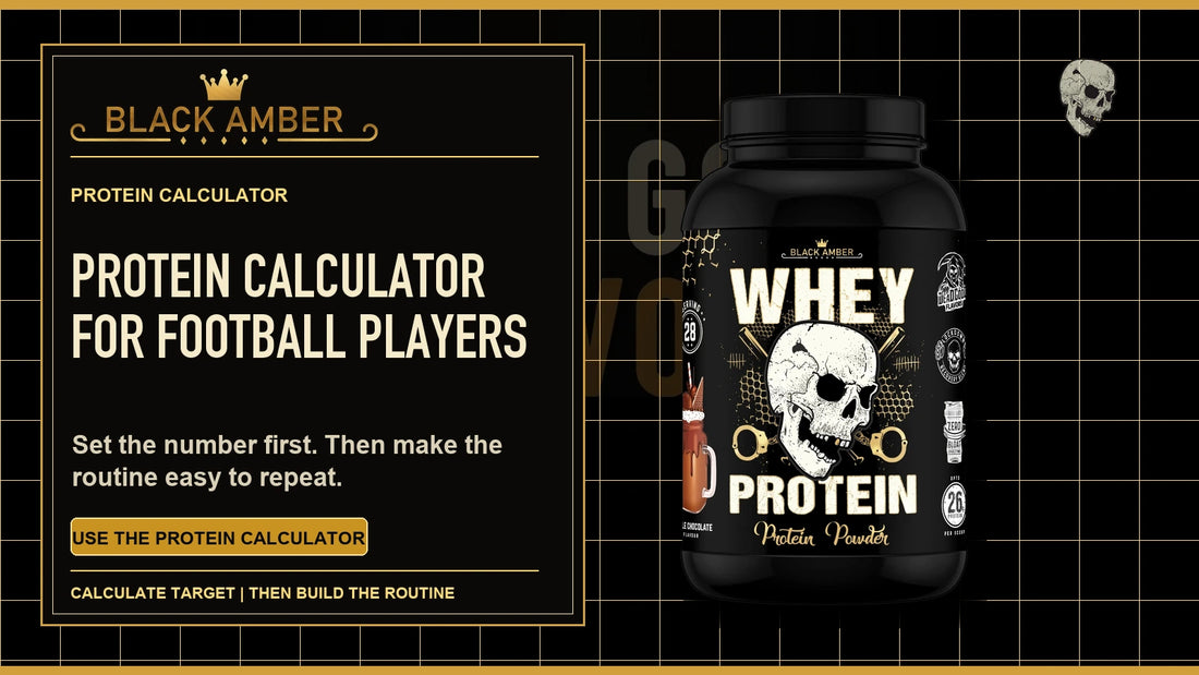 Black Amber Protein Calculator For Football Players featured guide image
