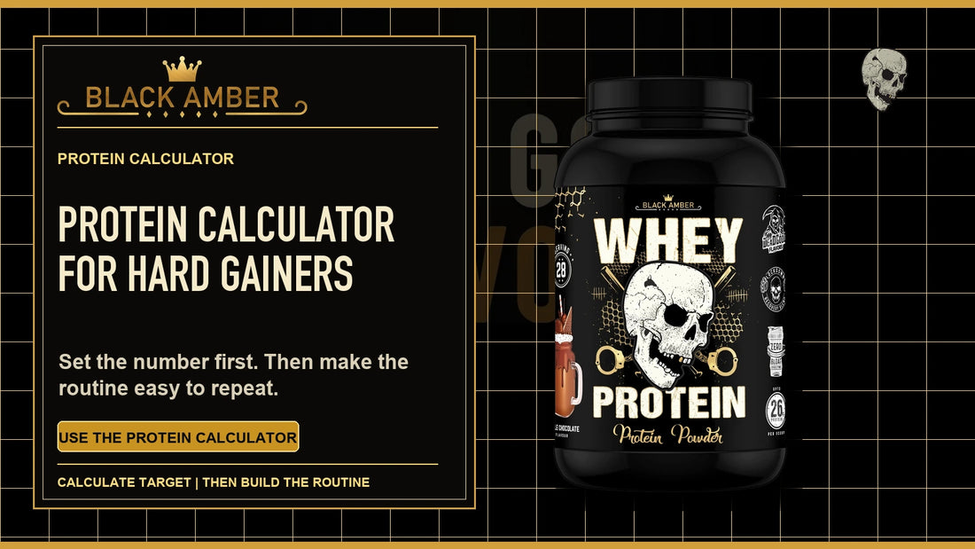 Black Amber Protein Calculator For Hard Gainers featured guide image