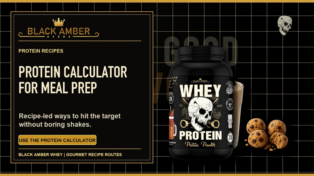 Black Amber Protein Calculator For Meal Prep featured guide image