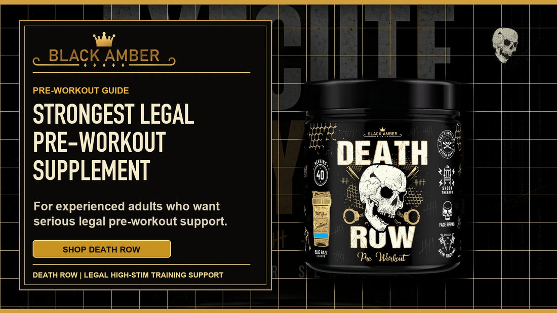 Black Amber Strongest Legal Pre-Workout Supplement featured guide image