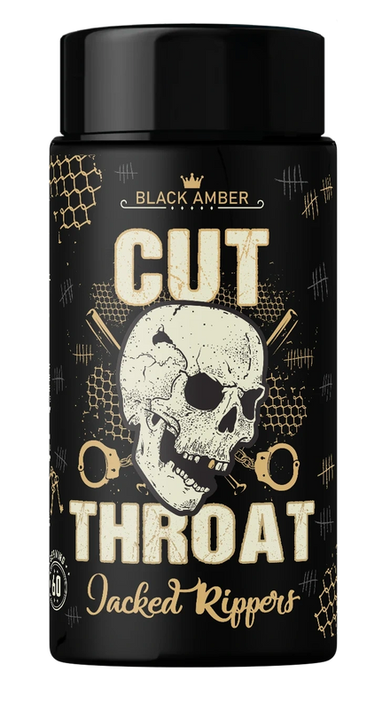 Black Amber Cut Throat thermogenic support capsule tub
