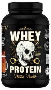 Black Amber Whey Protein Powder 900g tub, Triple Chocolate flavour