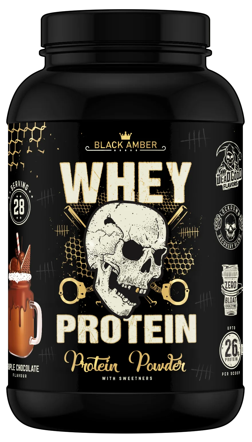 Black Amber Whey Protein Triple Chocolate