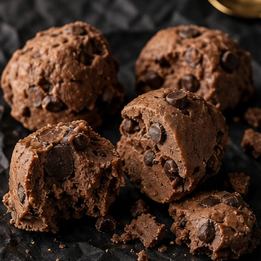 No-bake protein cookie dough chunks