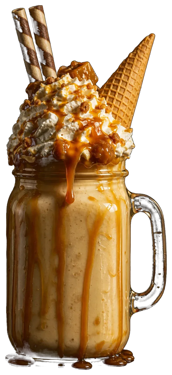 Salted caramel protein shake