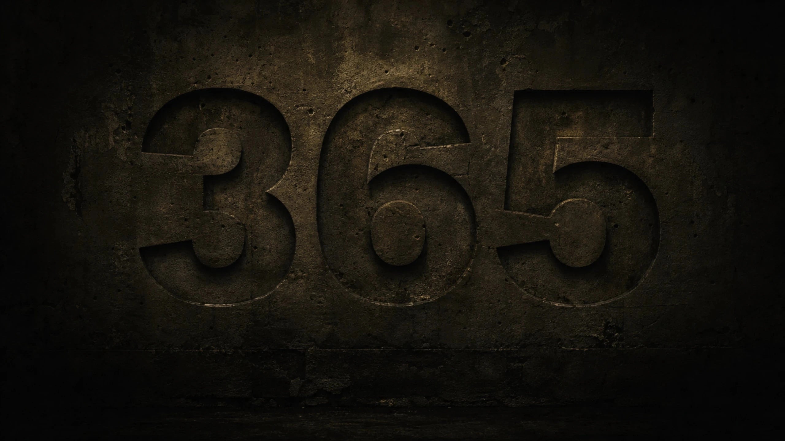 Test 365 concrete support wall artwork