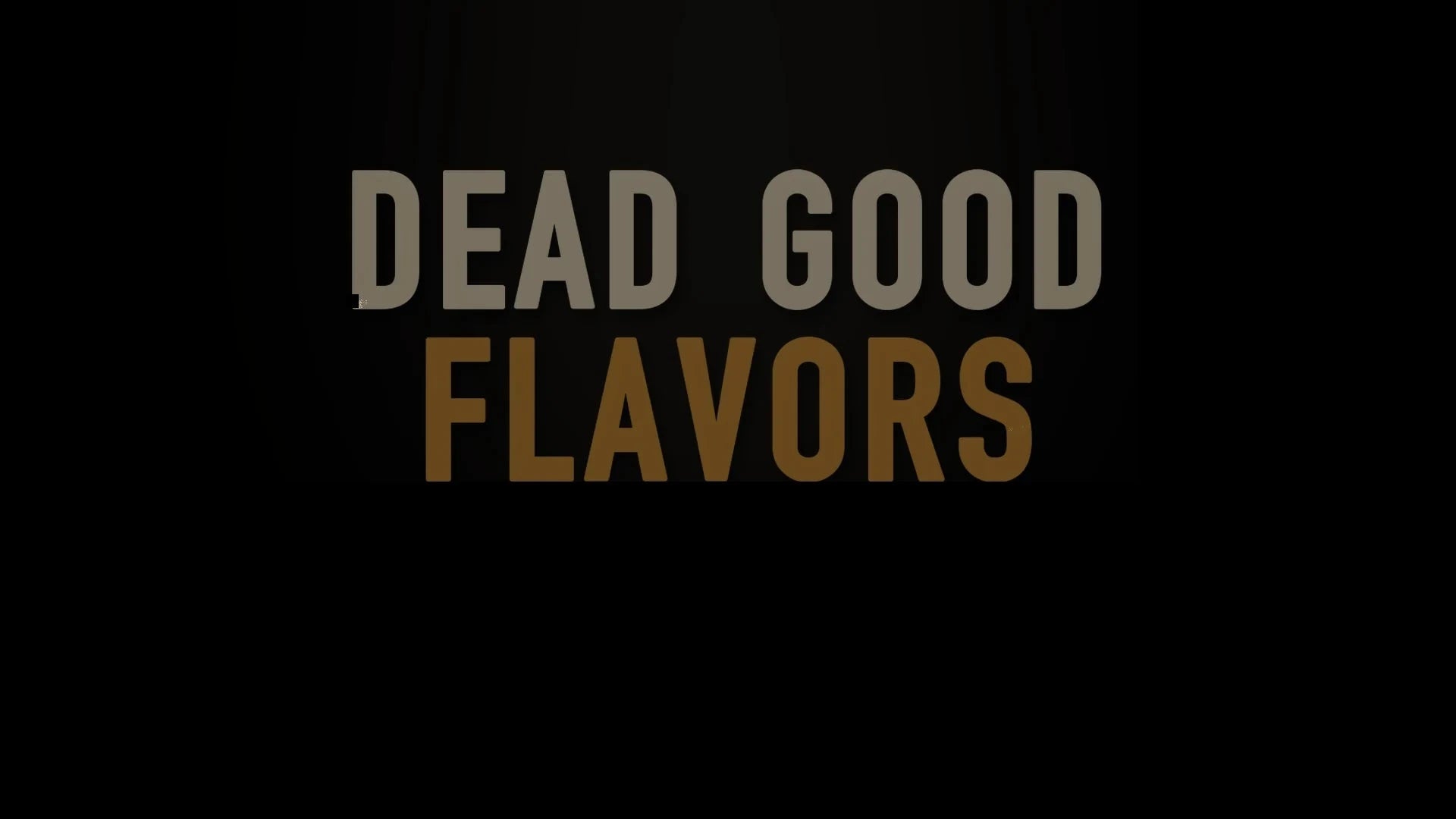 Dead Good Flavours Black Amber whey protein wall artwork