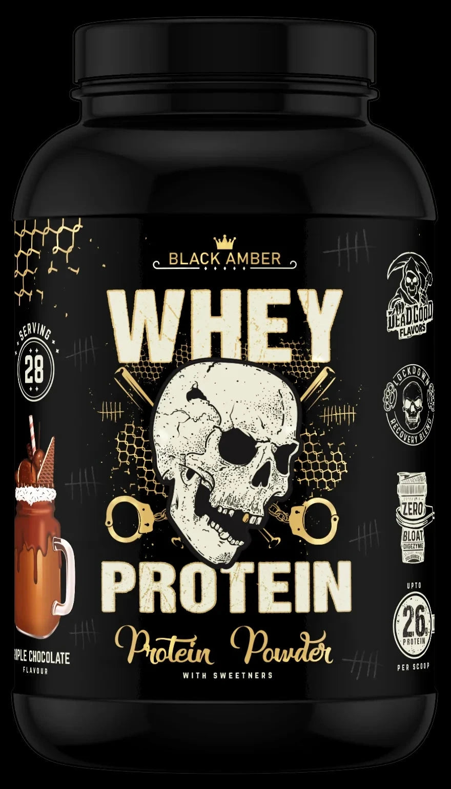 Black Amber Whey Protein Triple Chocolate